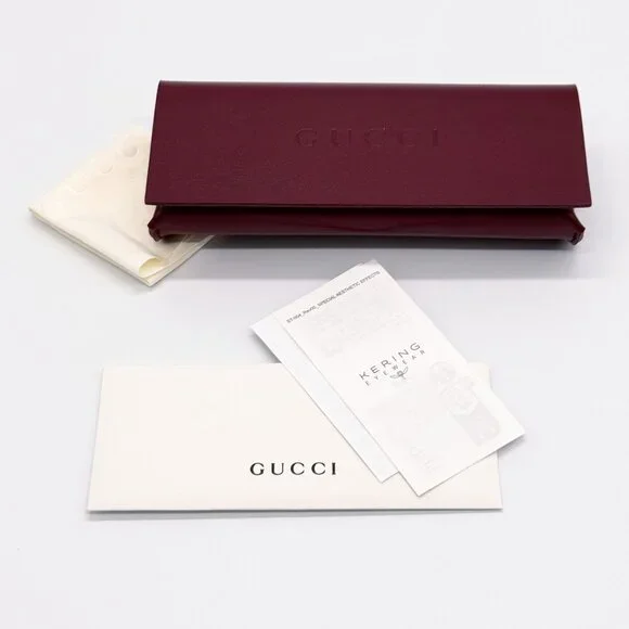 NEW GUCCI EYEGLASSES BLACK UNISEX EYEWEAR GUCCI GG1526O 005 - Picture 10 of 10